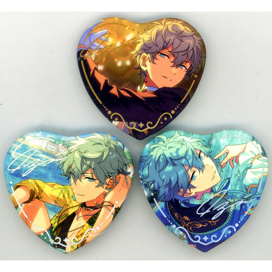 Set of 3 Izumi Sena Ensemble Stars!! Qingxin Button China Limited [USED]