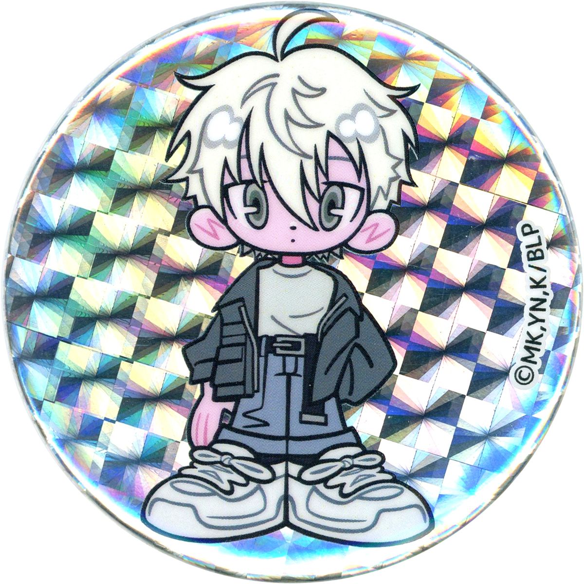 Seishiro Nagi Blue Lock in Tokyo Tower Mini Chara Illustration Button Collection [USED]