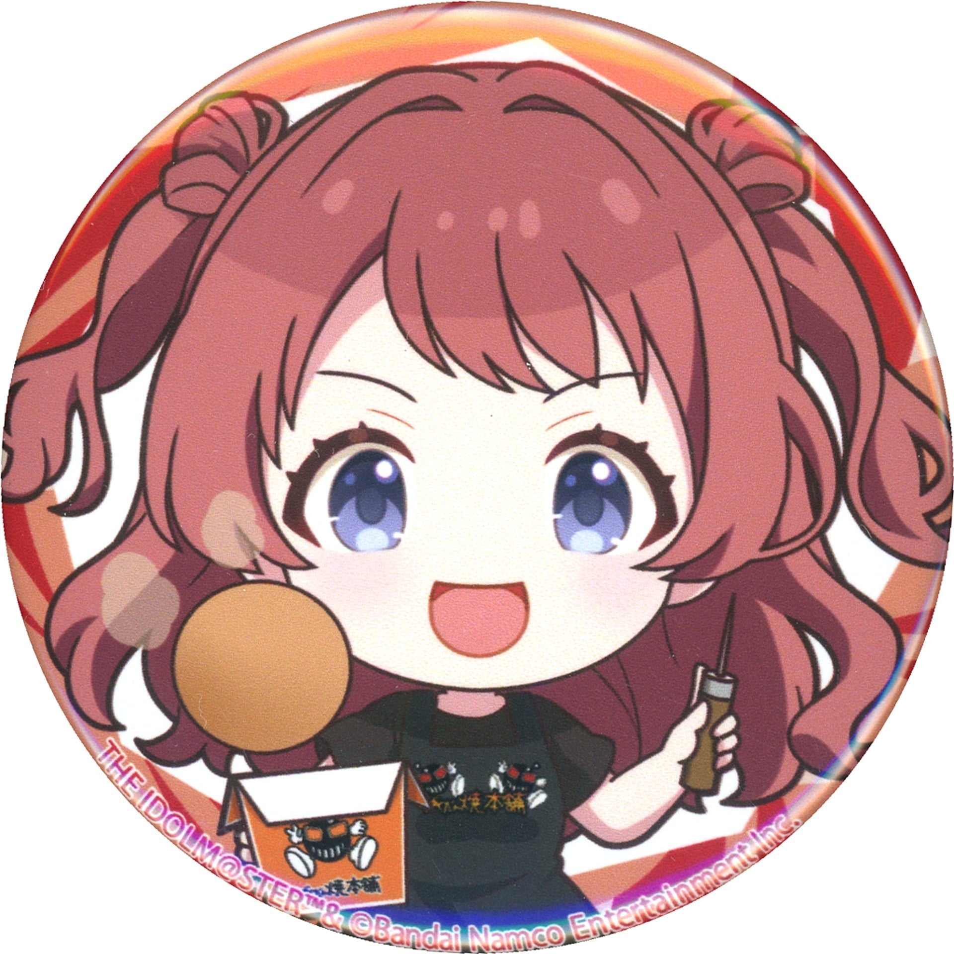 Saki Hanami Gakuen Idolmaster x Bakudanyakihonpo Ikebukuro Store Limited POP UP Trading Badge [USED]