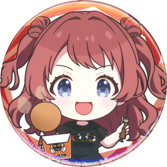 Saki Hanami Gakuen Idolmaster x Bakudanyakihonpo Ikebukuro Store Limited POP UP Trading Badge [USED]
