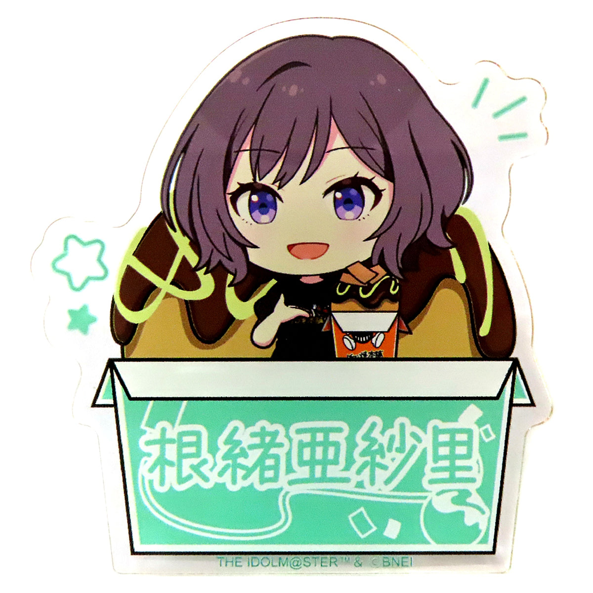 Asari Neo Gakuen Idolmaster x Bakudanyakihonpo Ikebukuro Store Limited Pop Up Name Plate Button [USED]