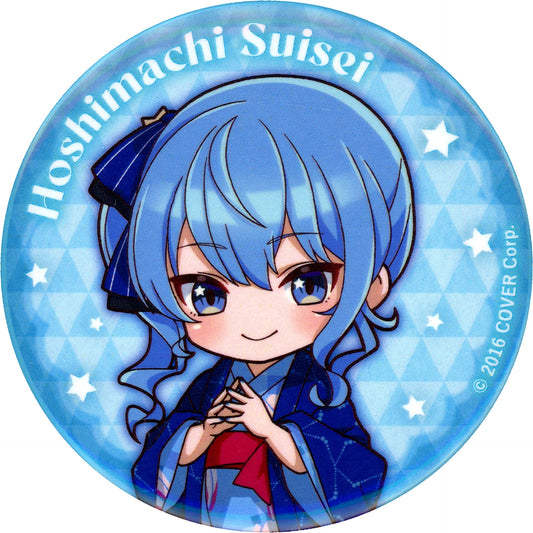 Hoshimachi Suisei Hololive x Gokurakuyu RAKU SPA Trading Button Mini Character Ver. Collabo Part 5 Furo Life [USED]