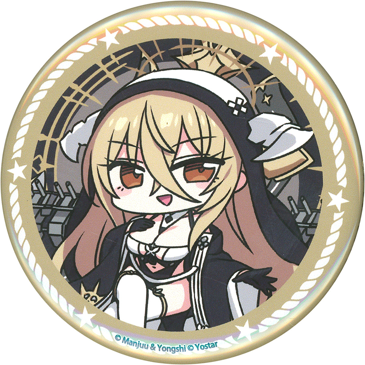 Implacable Azur Lane x Yokohama Hakkeijima Sea Paradise Dreamy Blue Paradise Trading Button [USED]