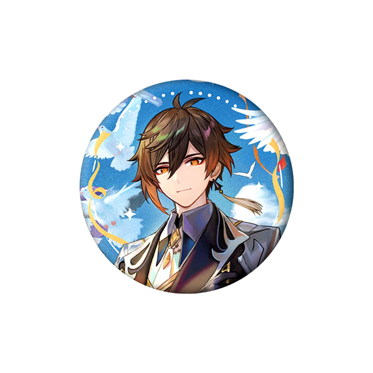 Zhongli 1st Anniversary Series Button Genshin Impact [USED]
