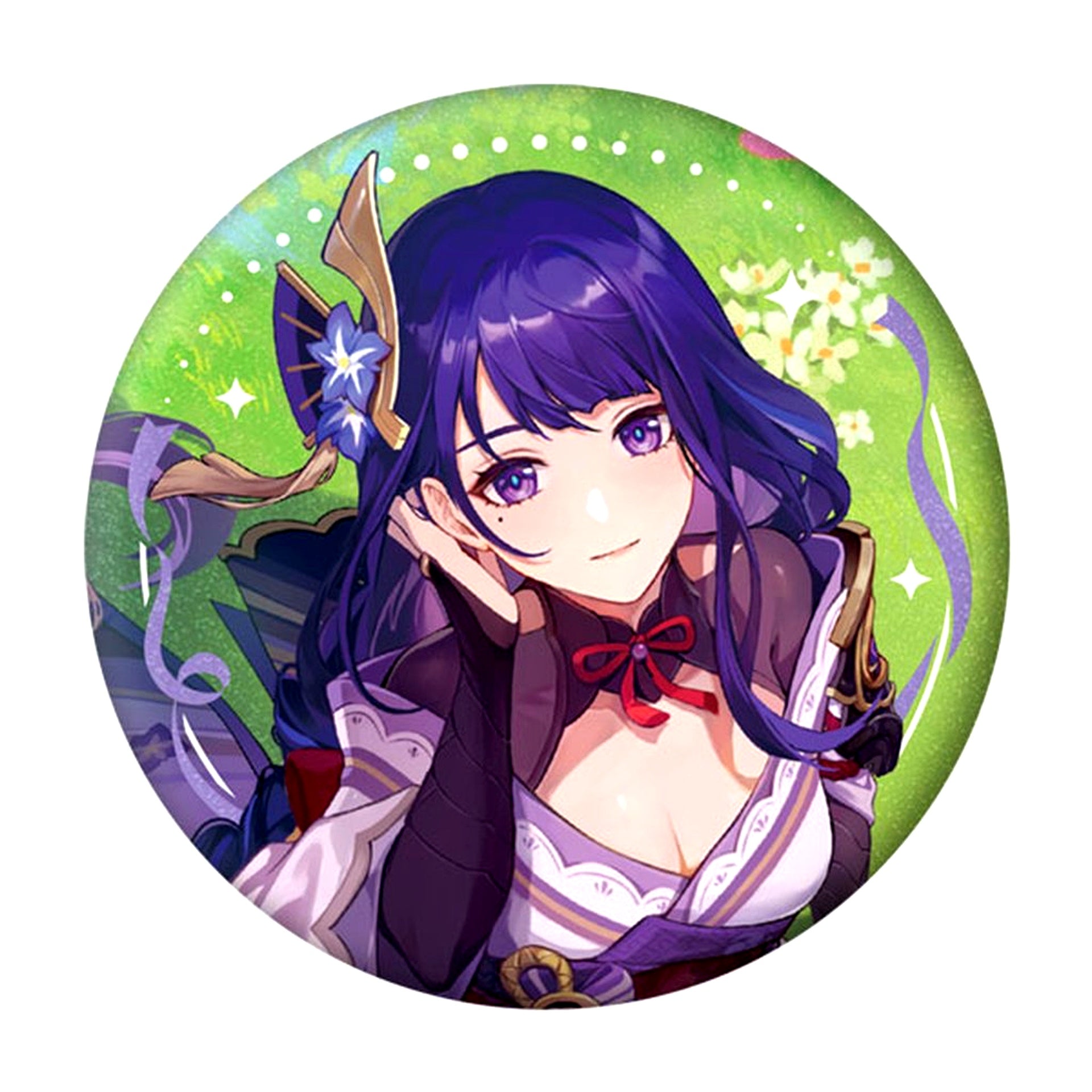 Raiden Shogun Genshin Impact 2nd Anniversary Series Button [USED]