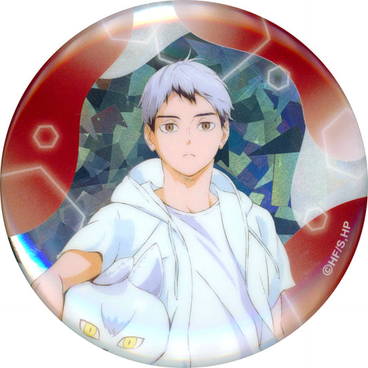 Shinsuke Kita Haikyu!! Trading Hologram Button Beach Ball Ver. [USED]