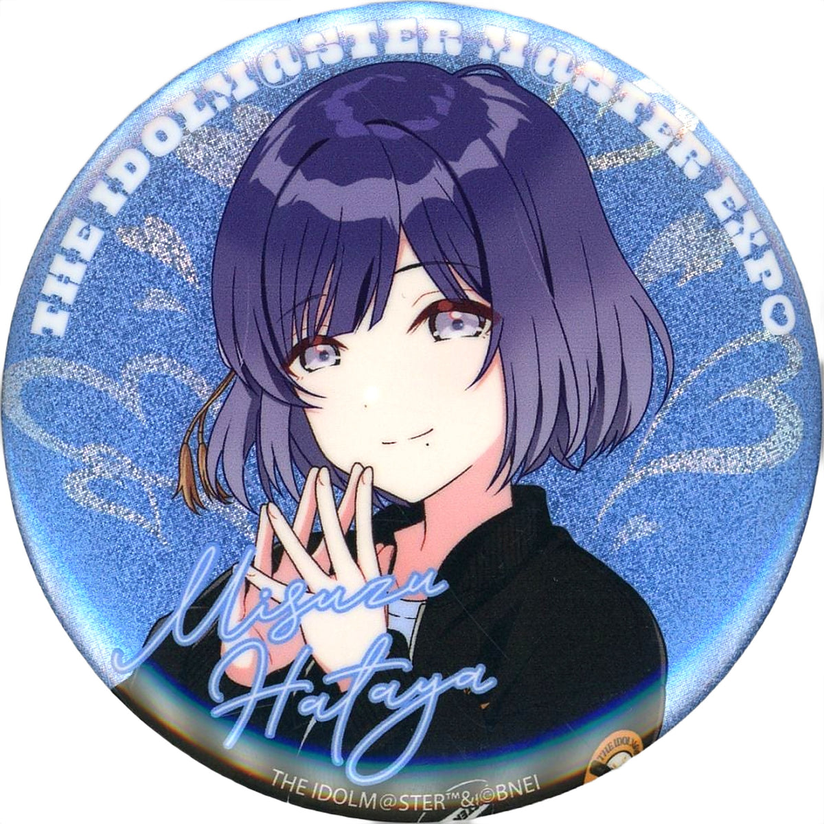 Misuzu Hataya Gakuen Idolmaster The Idolmaster Master Expo Official 75mm Glitter Button [USED]