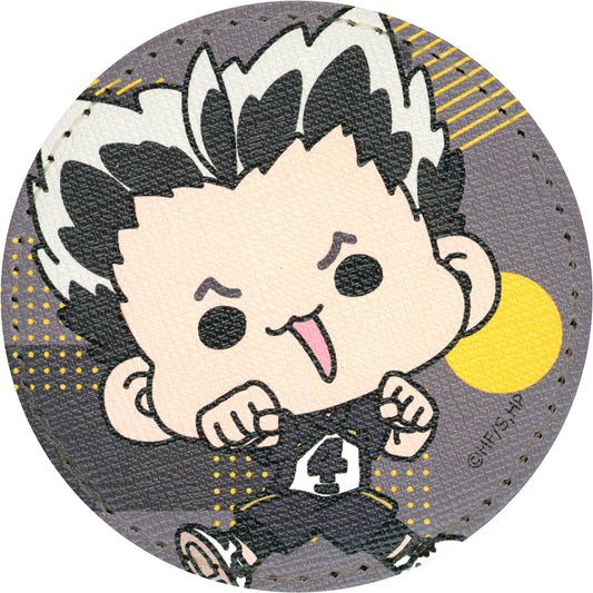 Kotaro Bokuto Haikyu!! Trading Round Leather Button A Anime 10th Anniv POP UP SHOP in Marui mochocho Vol. 2 [USED]
