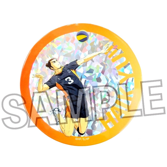 Asahi Azumane Dumpster Battle Ver. Haikyu!! Gira Gira Button Large [USED]