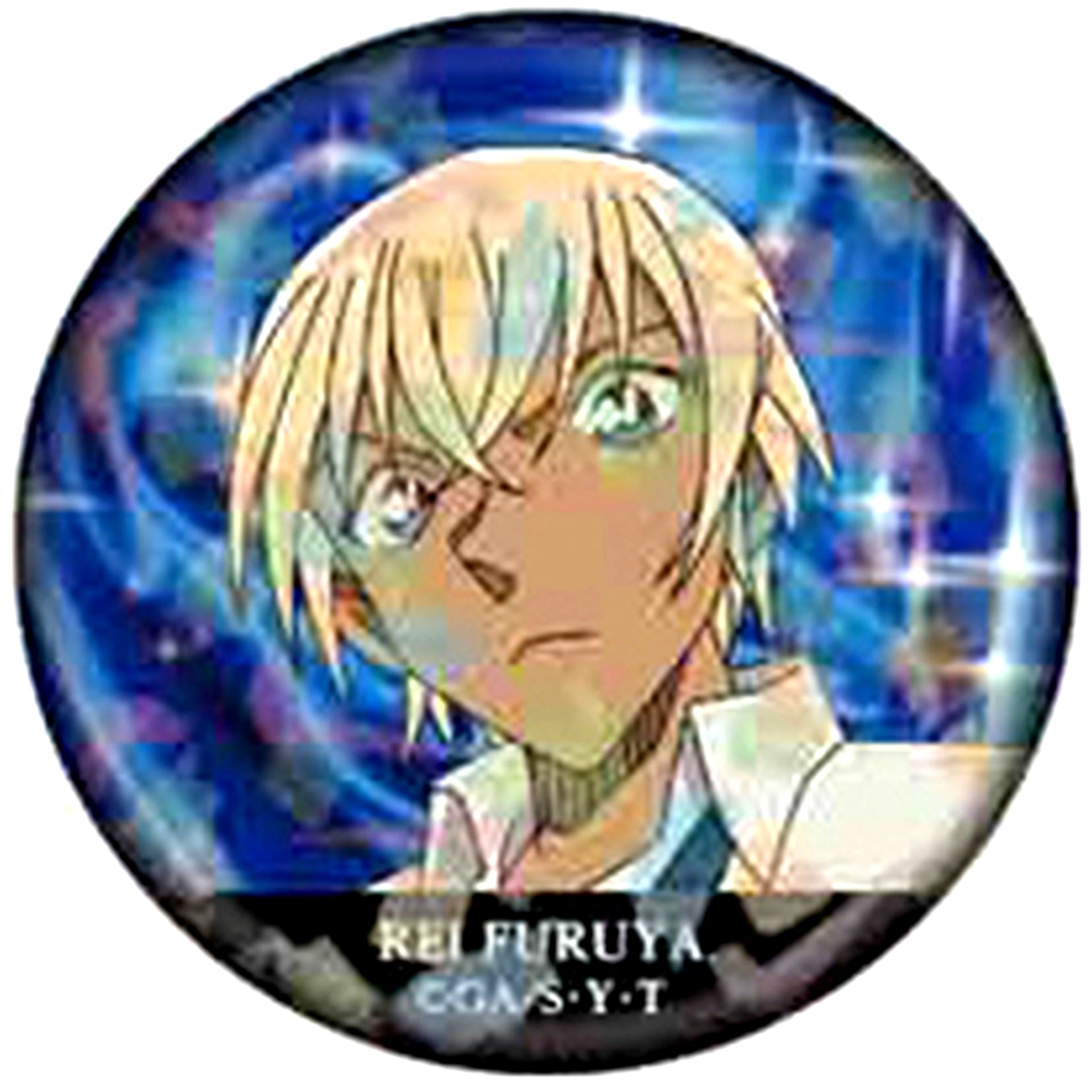 Rei Furuya Detective Conan Trading Hologram Button Vol. 4 [USED]