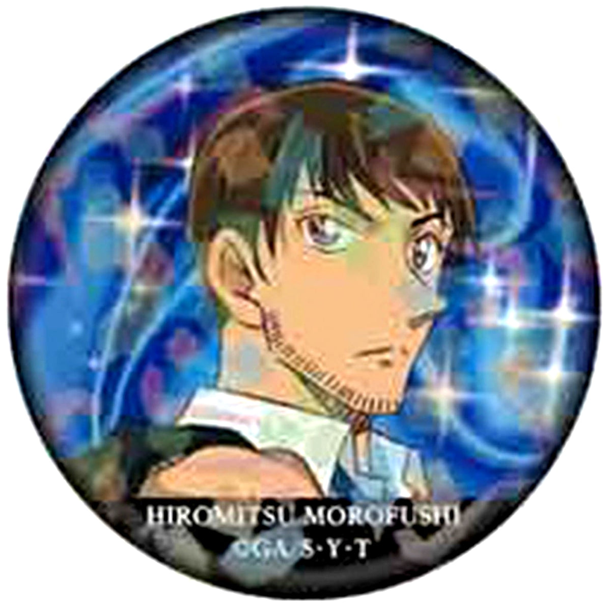 Hiromitsu Morofushi Detective Conan Trading Hologram Button Vol.4 [USED]