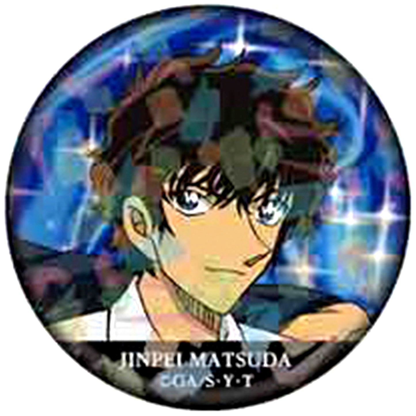 Jinpei Matsuda Detective Conan Trading Hologram Button Vol.4 [USED]