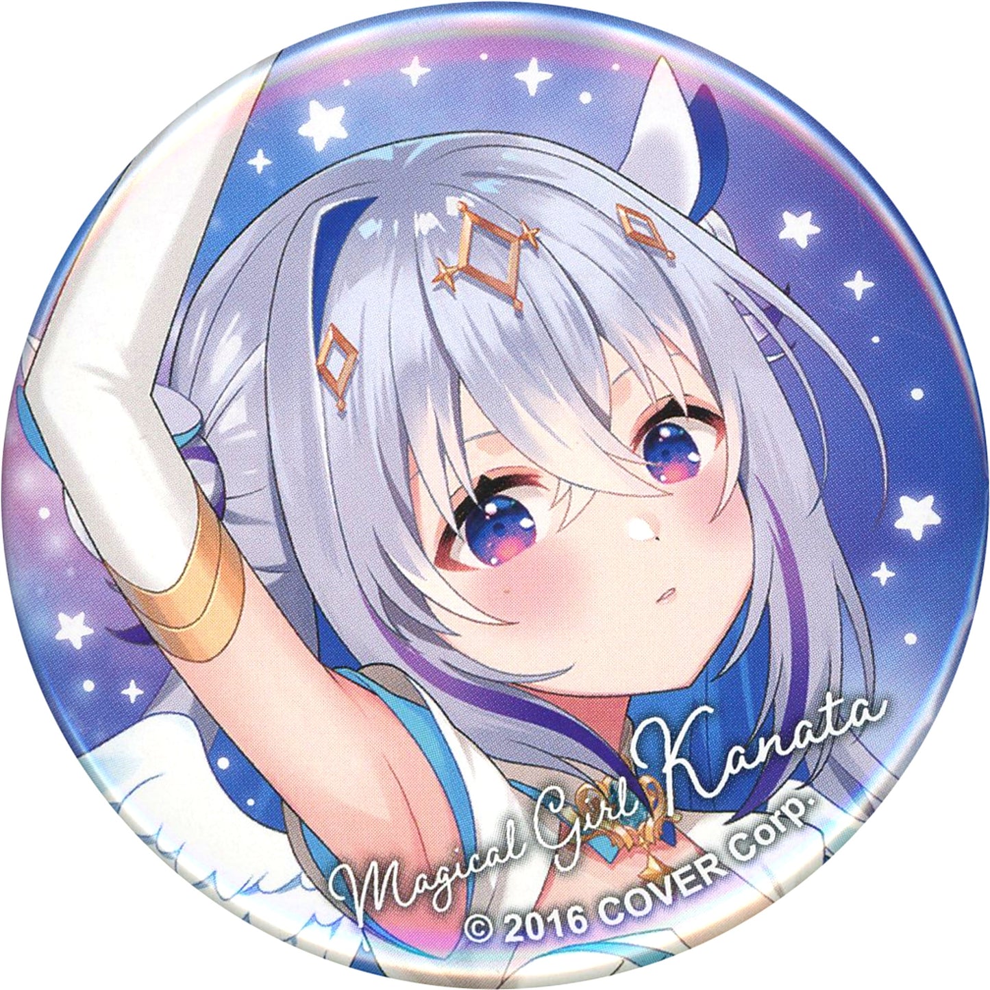 Amane Kanata Hololive Magical Girl Kanata Normal Ver. Trading Button Magical Girl HoloWitches Ver. Magical Girl HoloWitches Exhibition in Marui [USED]