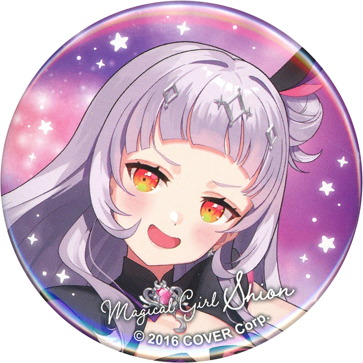 Murasaki Shion Magical Girl Shion Normal Ver. Virtual YouTuber Hololive Magical Girl HoloWitches Exhibition in Marui Hololive Trading Button Magical Girl HoloWitches Ver. [USED]