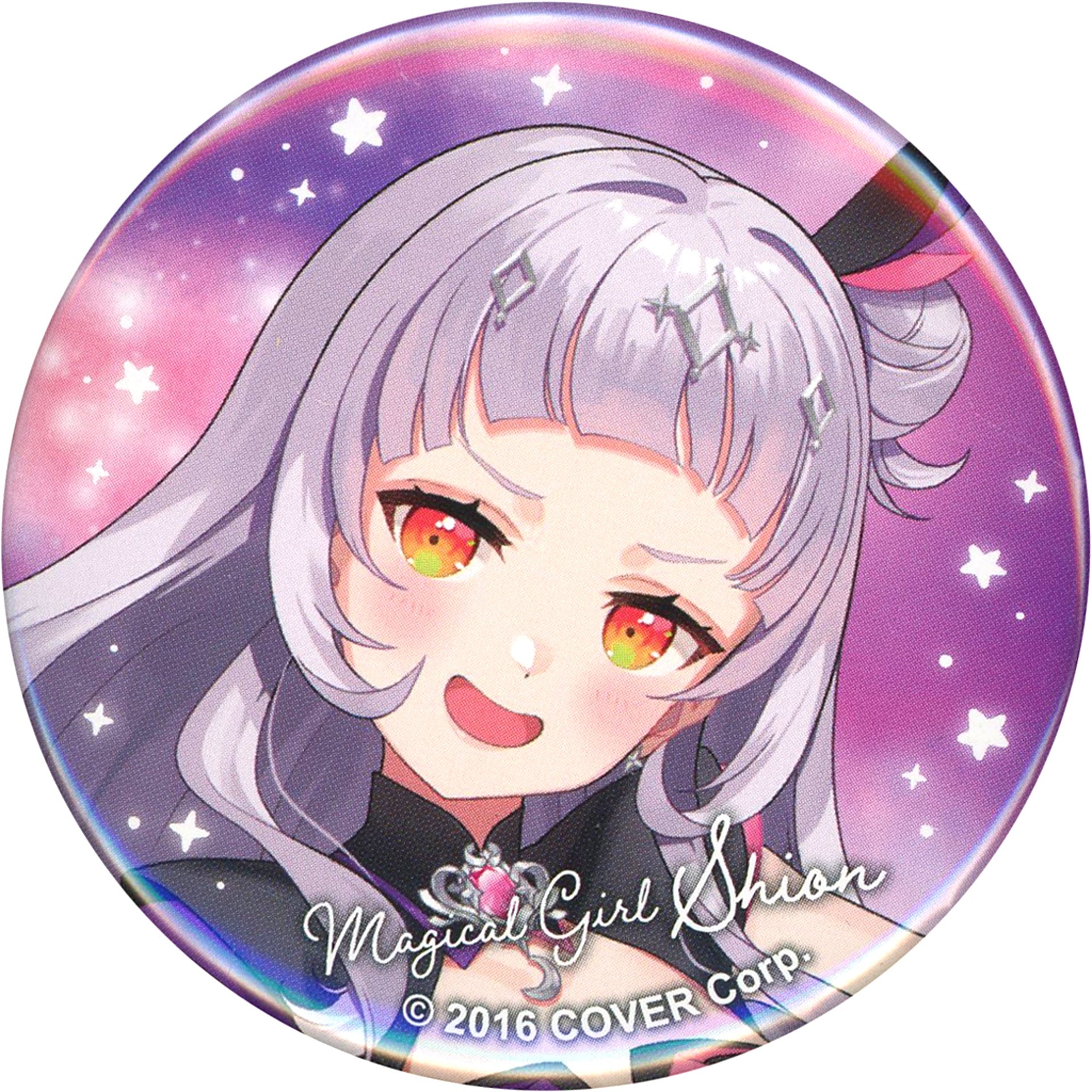 Murasaki Shion Magical Girl Shion Normal Ver. Virtual YouTuber Hololive Magical Girl HoloWitches Exhibition in Marui Hololive Trading Button Magical Girl HoloWitches Ver. [USED]