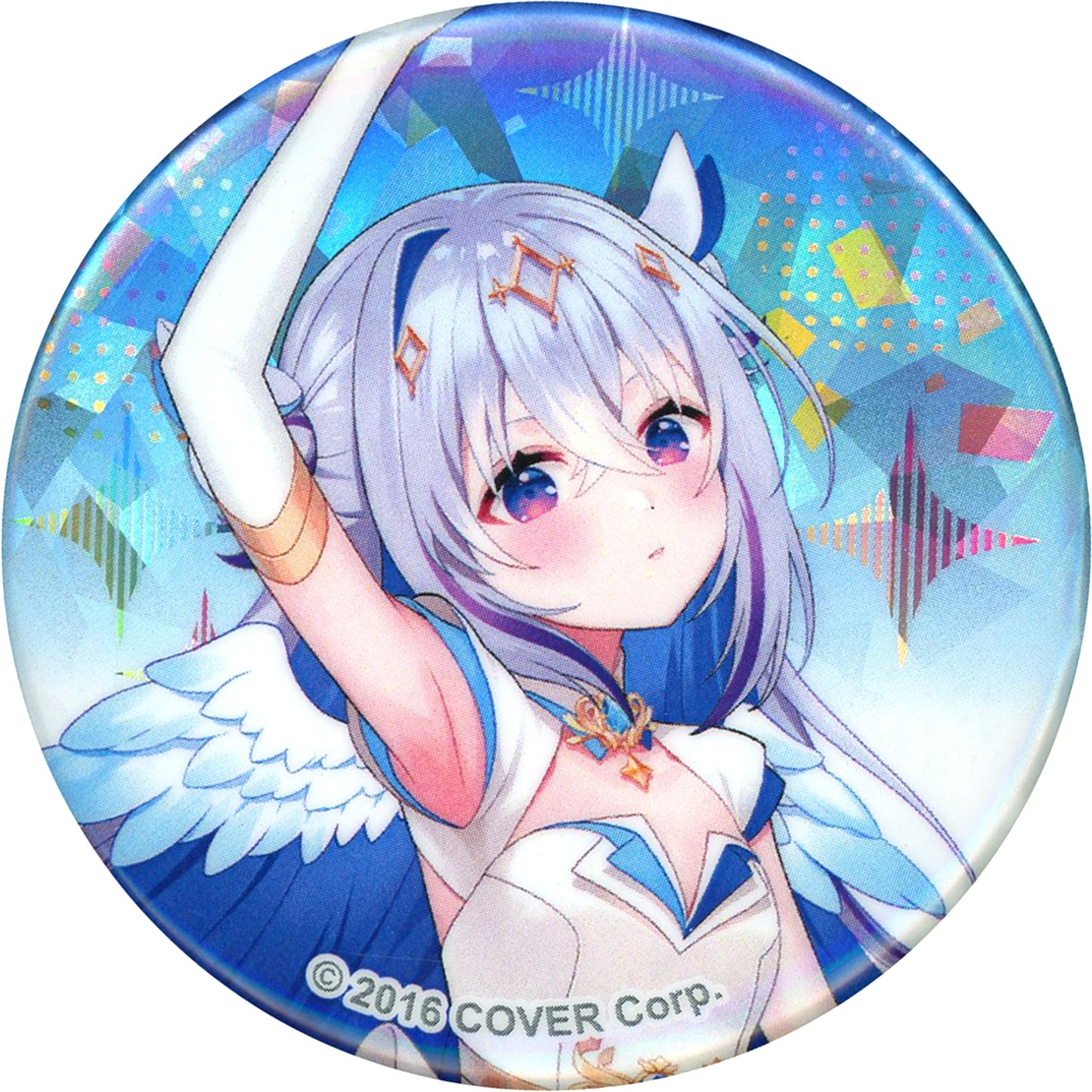 Amane Kanata Hololive Magical Girl Kanata Holo Ver. Trading Button Magical Girl HoloWitches Ver. Magical Girl HoloWitches Exhibition in Marui [USED]