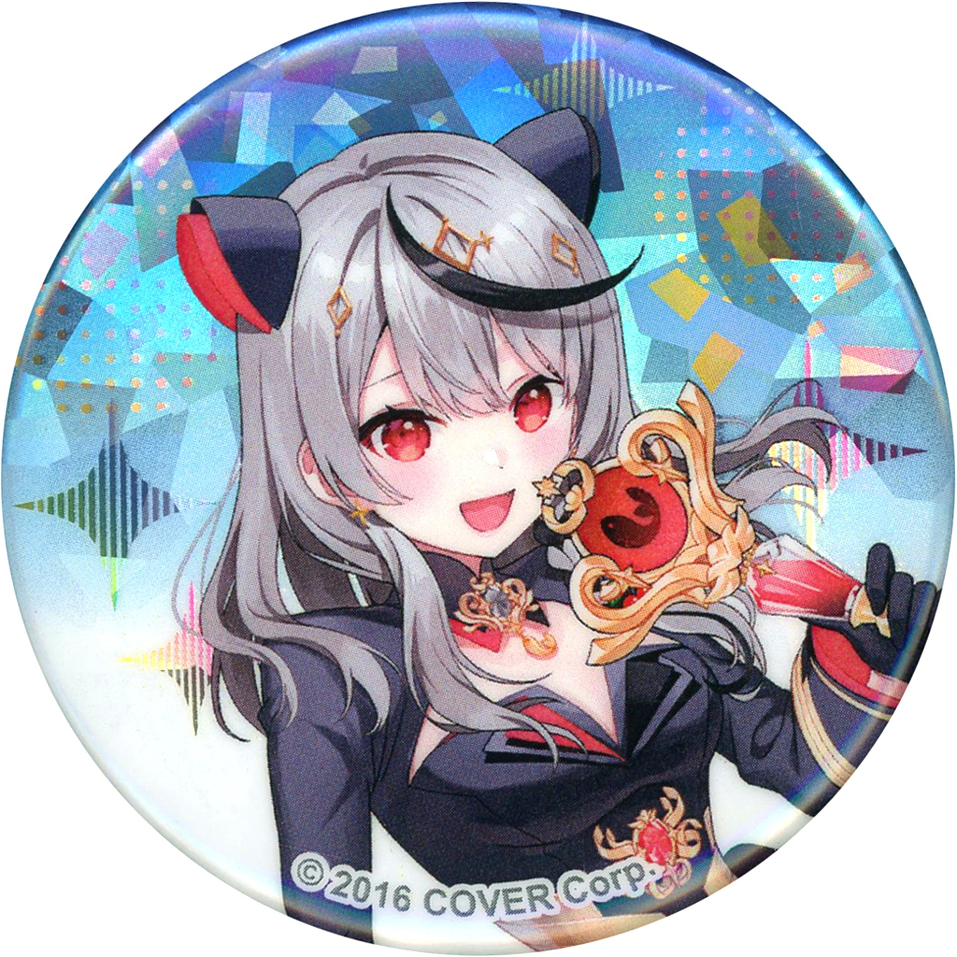 Sakamata Chloe Hololive Magical Girl Chloe Holo Ver. Trading Button Magical Girl HoloWitches Ver. Magical Girl HoloWitches Exhibition in Marui [USED]