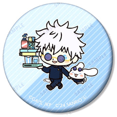 A. Satoru Gojo x Cinnamoroll Jujutsu Kaisen Season 2 Hidden Inventory Premature Death x Sanrio Characters Trading Matte Button [USED]