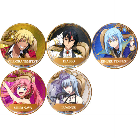 Set of 5 Button That Time I Got Reincarnated as a Slime x Don Quijote [USED]