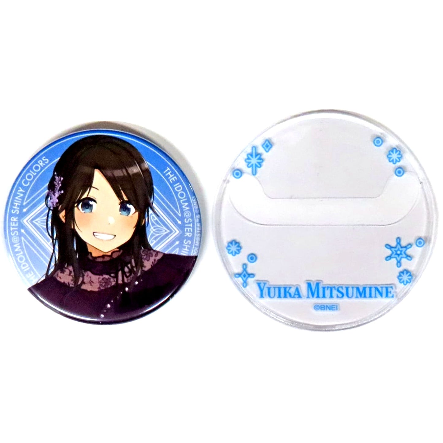 Yuika Mitsumine The Idolmaster Shiny Colors Mano Sakuragi & Toru Asakura POP UP SHOP White Night Collection Trading Badge with Cover White Night Collection [USED]