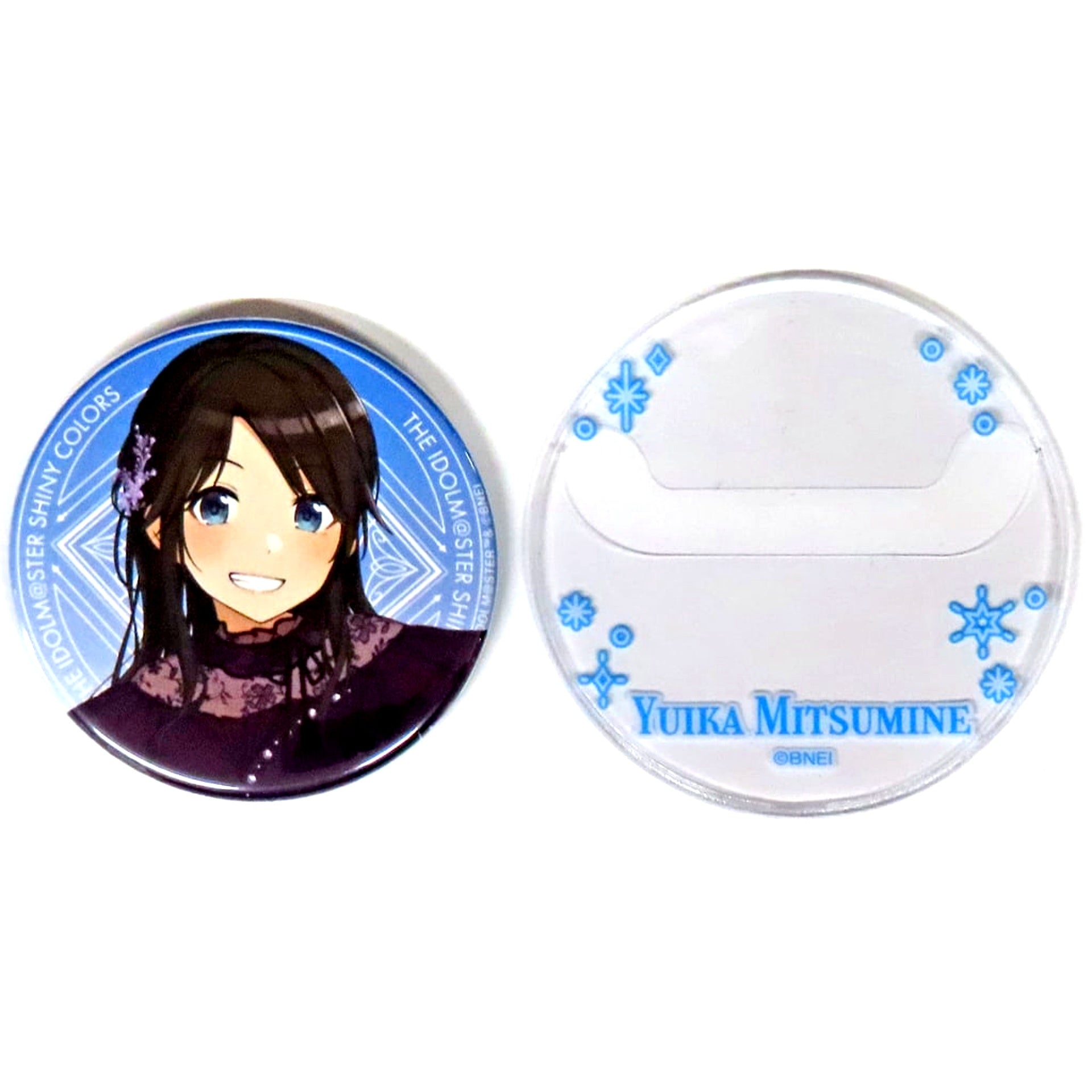 Yuika Mitsumine The Idolmaster Shiny Colors Mano Sakuragi & Toru Asakura POP UP SHOP White Night Collection Trading Badge with Cover White Night Collection [USED]