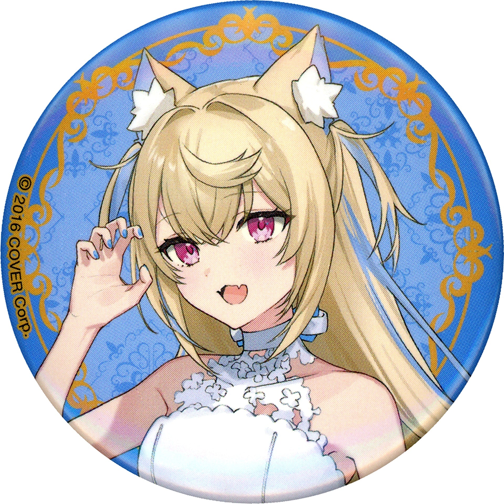 Fuwawa Abyssgard Hololive Character Badge Collection B [USED]