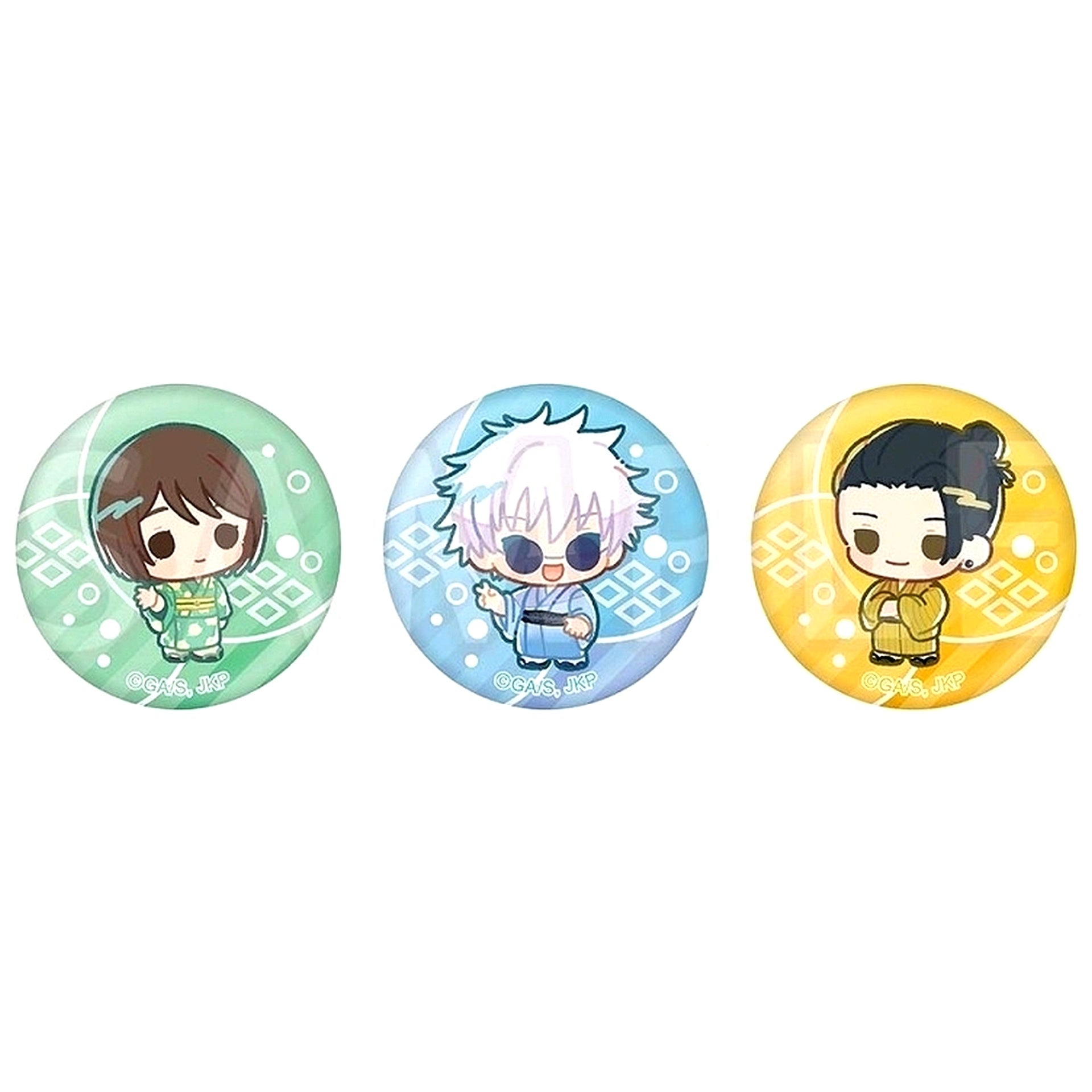 Group Yukata Ver. Jujutsu Kaisen Hidden Inventory Premature Death Mini Button Set [USED]