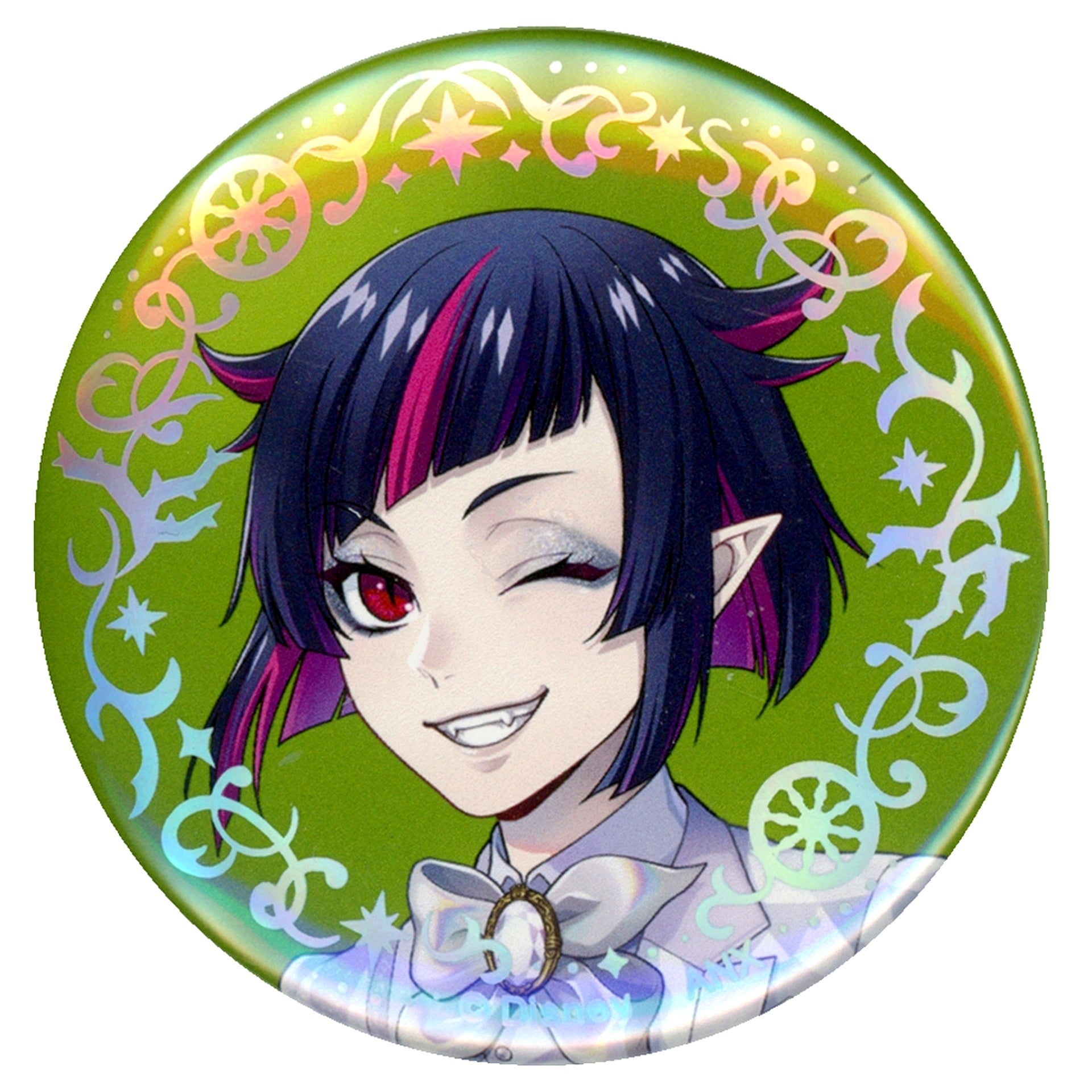 Lilia Vanrouge Disney Twisted-Wonderland Aurora Foil Button Collection Platinum Jacket Ver. [USED]