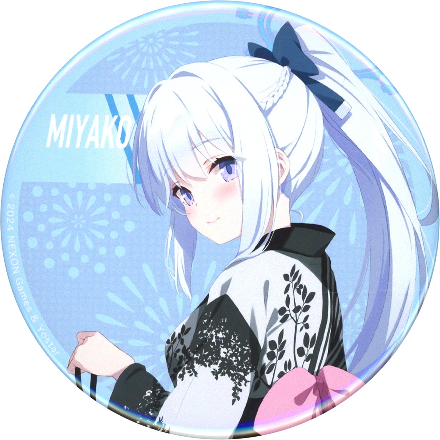 Miyako Tsukiyuki Blue Archive x AnimaxCafe+ Trading Button [USED]