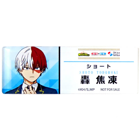 Shoto Todoroki My Hero Academia x Shizuoka Railway x Shizutetsu Hotel Prezio Acrylic Name Plate Concept Room Guest Privilege [USED]