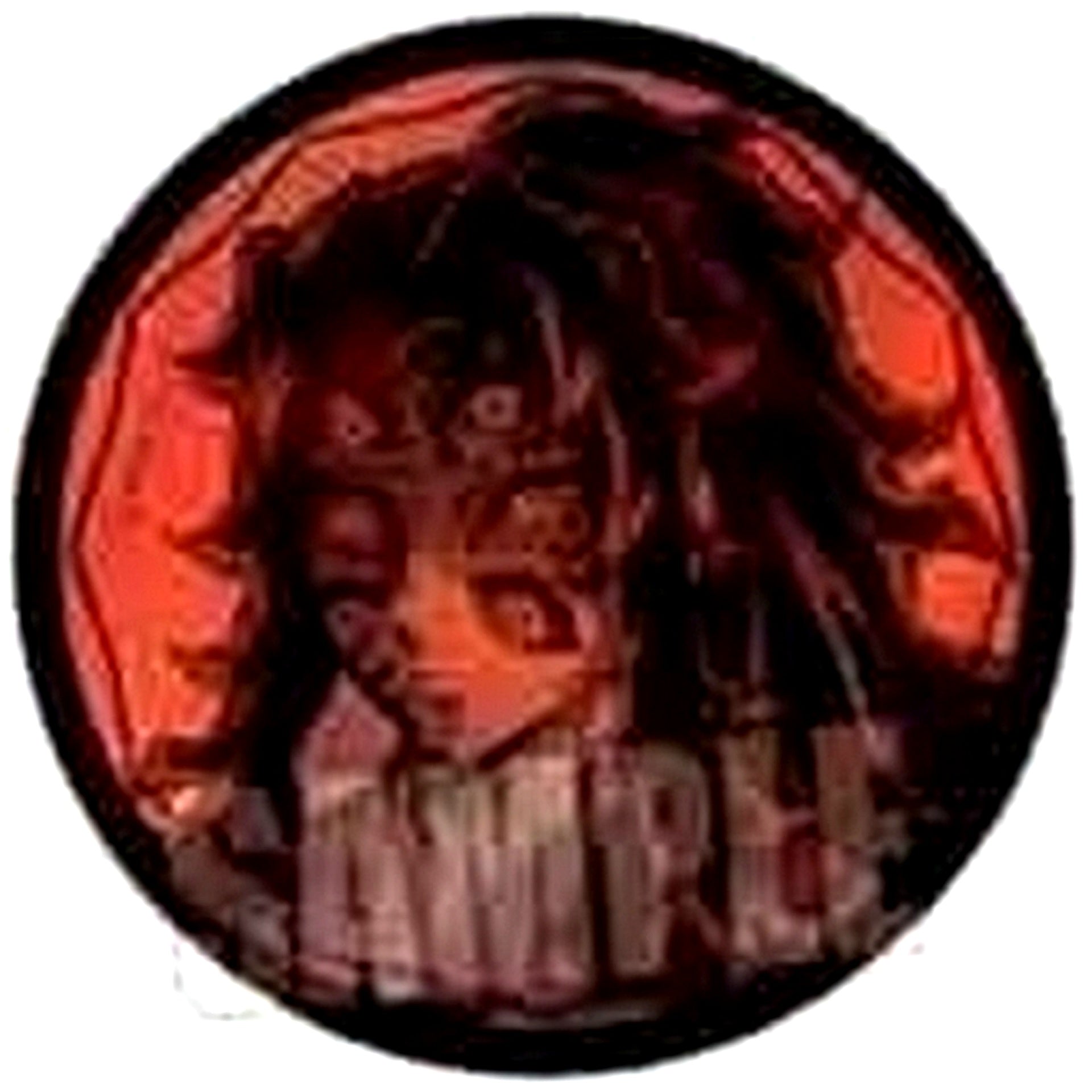 Kokushibo Demon Slayer Kimetsu no Yaiba Trading Hologram Button [USED]