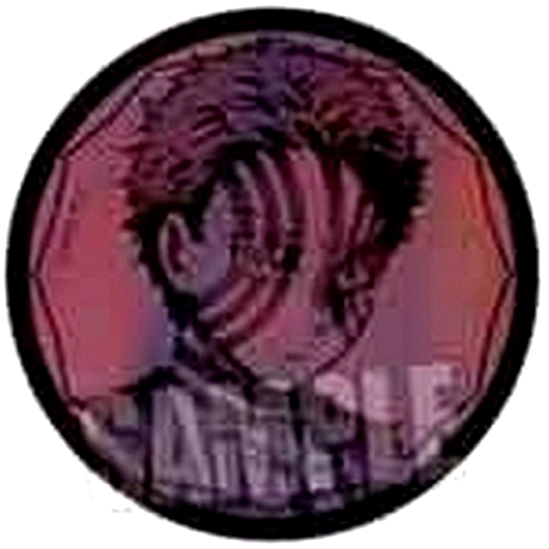 Akaza Demon Slayer Kimetsu no Yaiba Trading Hologram Button [USED]