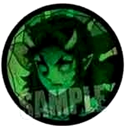 Karaku Demon Slayer Kimetsu no Yaiba Trading Hologram Button [USED]