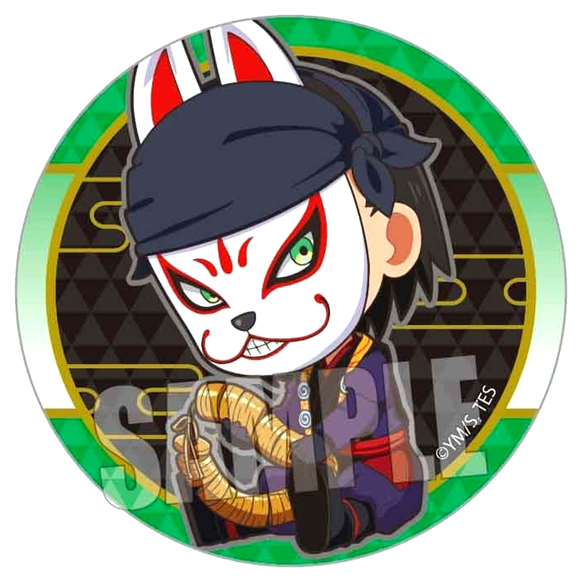 Genba Kazama The Elusive Samurai Trading Button Gyugyutto [USED]