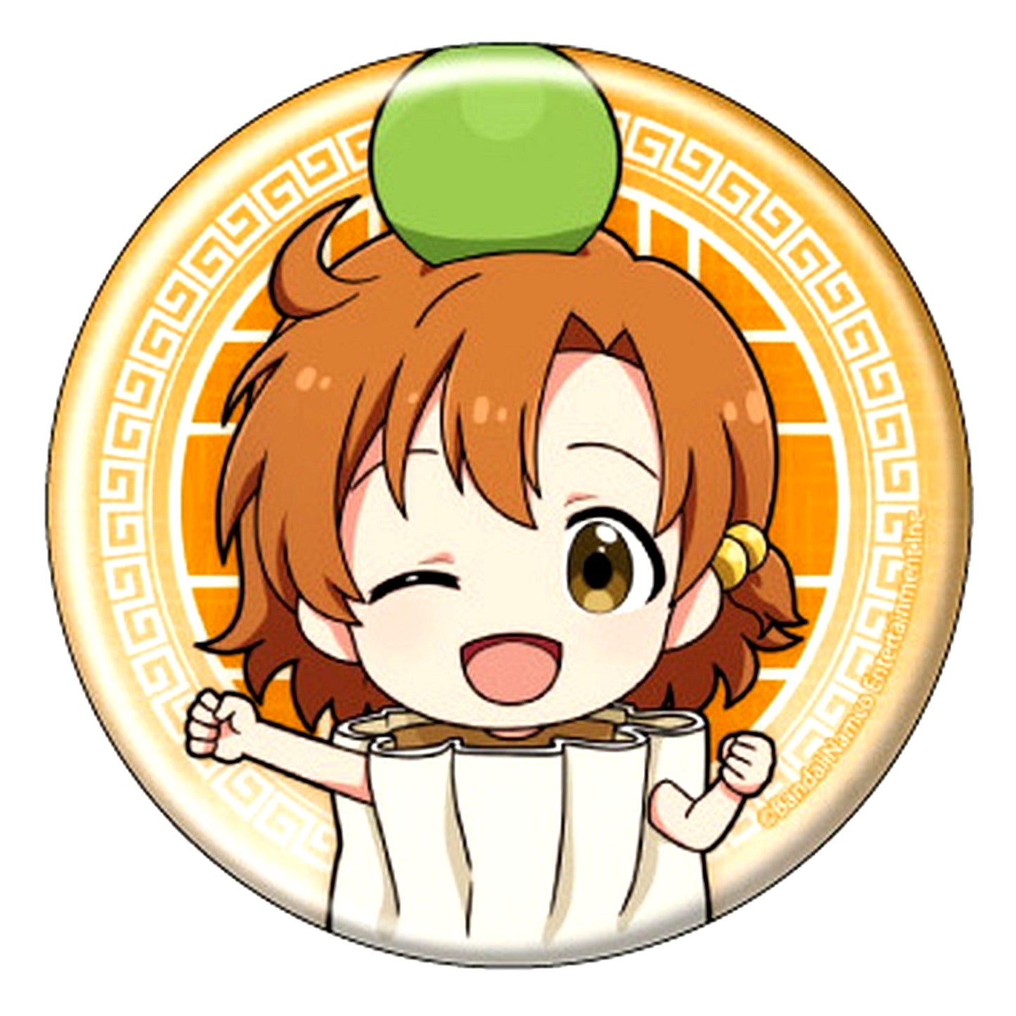 Kana Yabuki The Idolmaster Million Live! 09. Trading Tin Badge Shumai Ver. [USED]