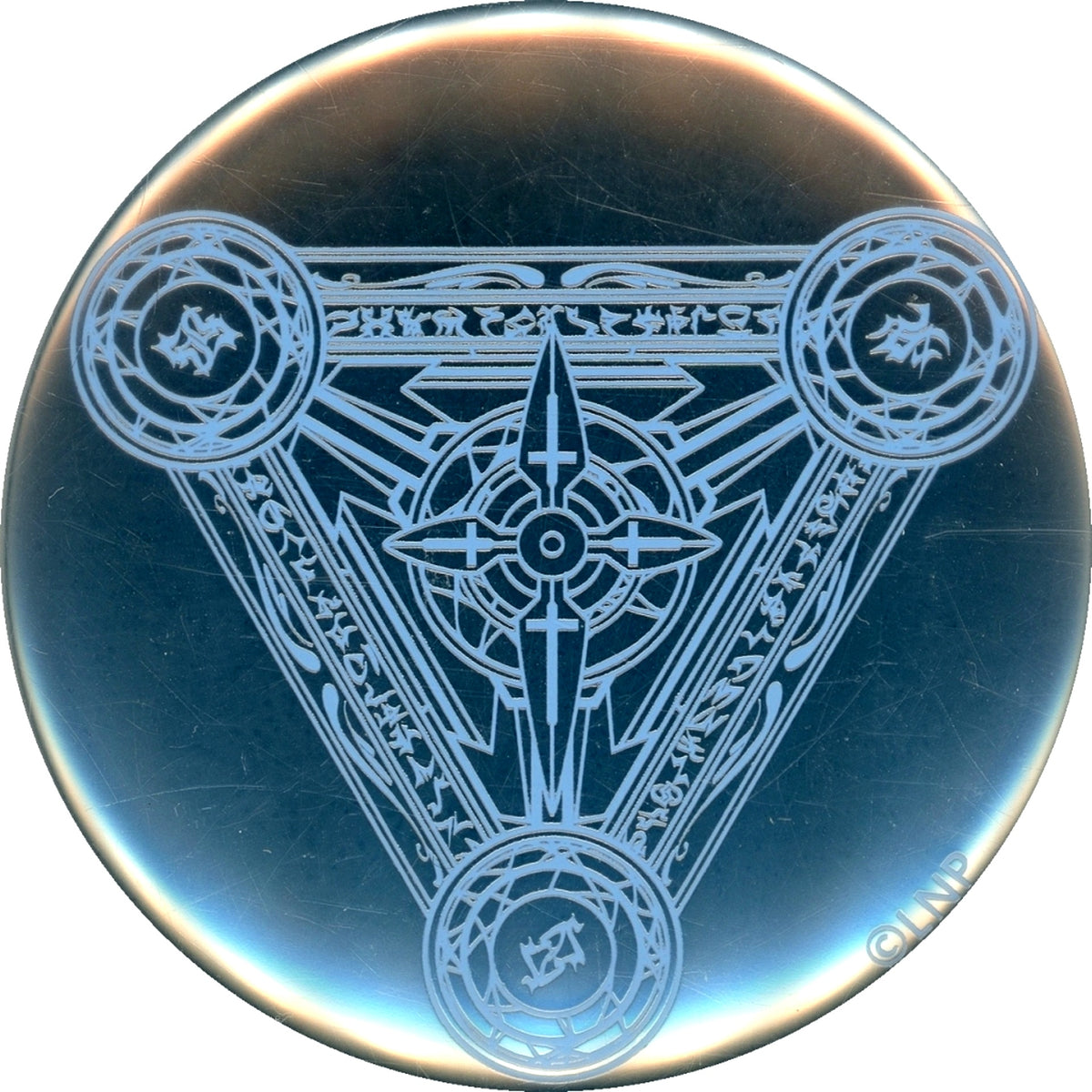 Hayate Yagami Magical Girl Lyrical Nanoha Trading Metal Button [USED]