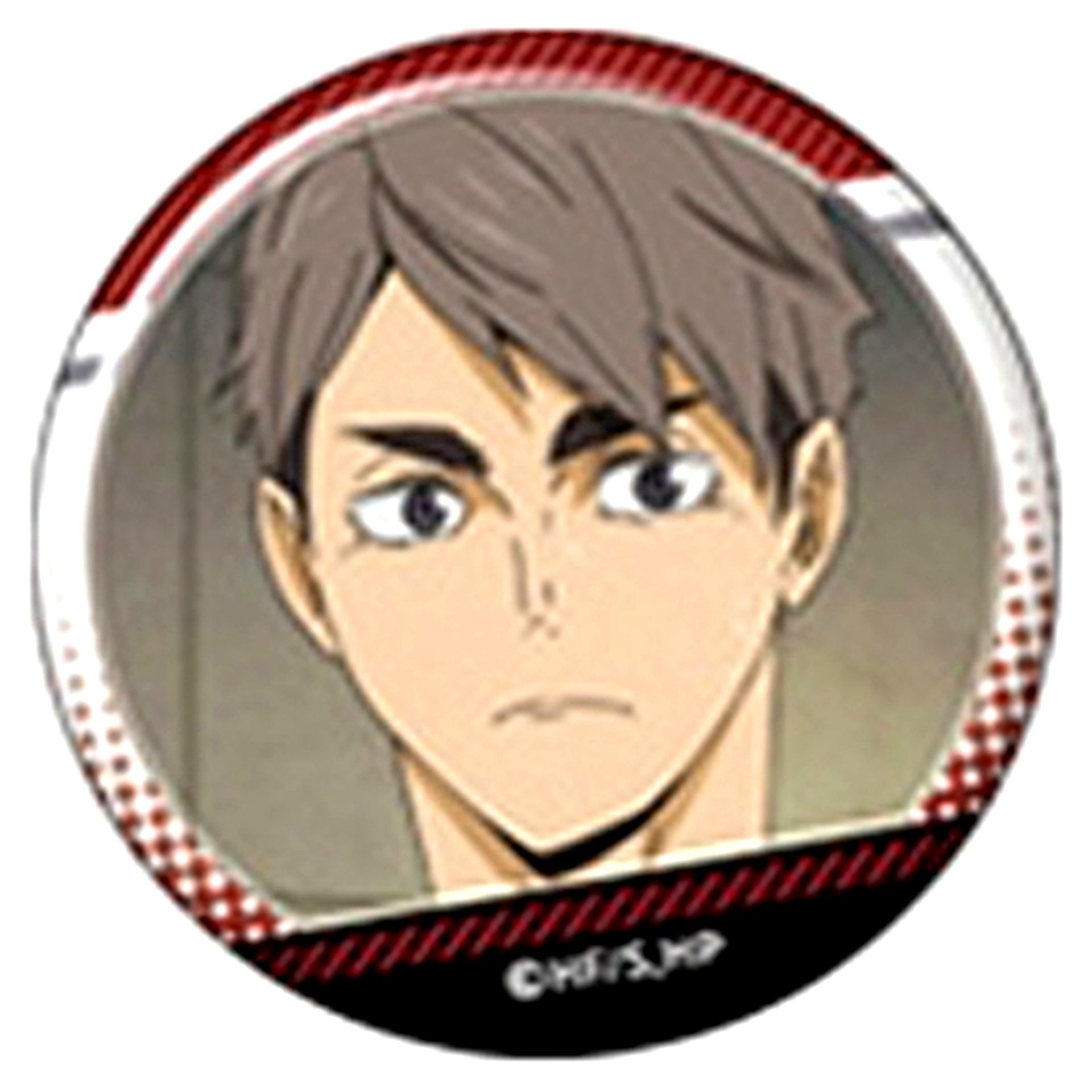 Osamu Miya Haikyu!! J Full of Scene Shot Trading Button [USED]