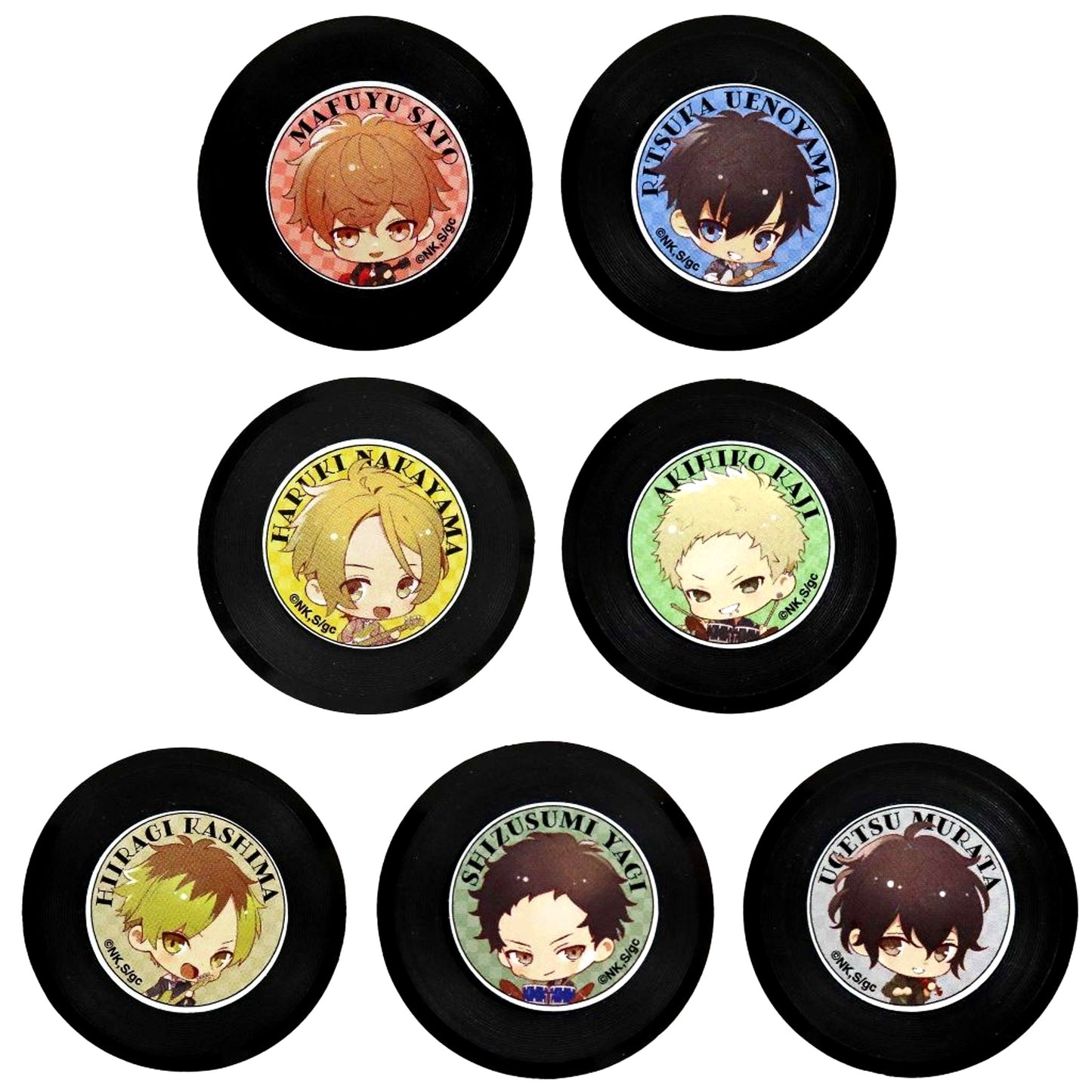 Set of 7 Movie Given To the Sea Record Badge Collection Theater Goods [USED]