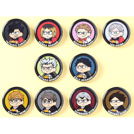 Set of 10 Haikyu!! Jirori Button Spring High [USED]