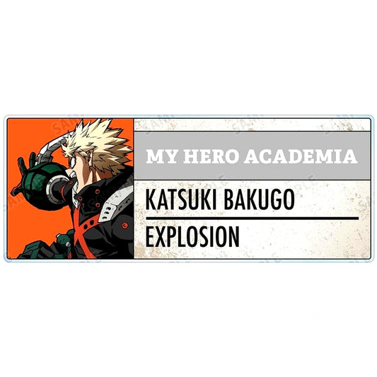 Katsuki Bakugo B My Hero Academia THE MOVIE You're Next Trading Acrylic Name Plate [USED]