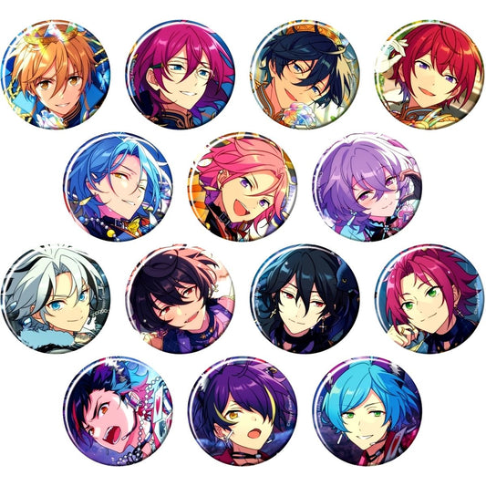 Set of 14 Ensemble Stars!! Collection Button 2024 Sep. -Idol Side- [USED]