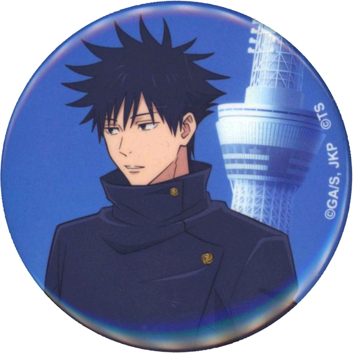 Megumi Fushiguro Jujutsu Kaisen Tokyo Skytree Jujutsu Kairo Trading Button [USED]