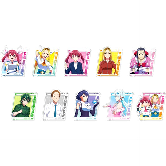 Set of 10 Magilumiere Magical Girls Inc. Acrylic Badge [USED]