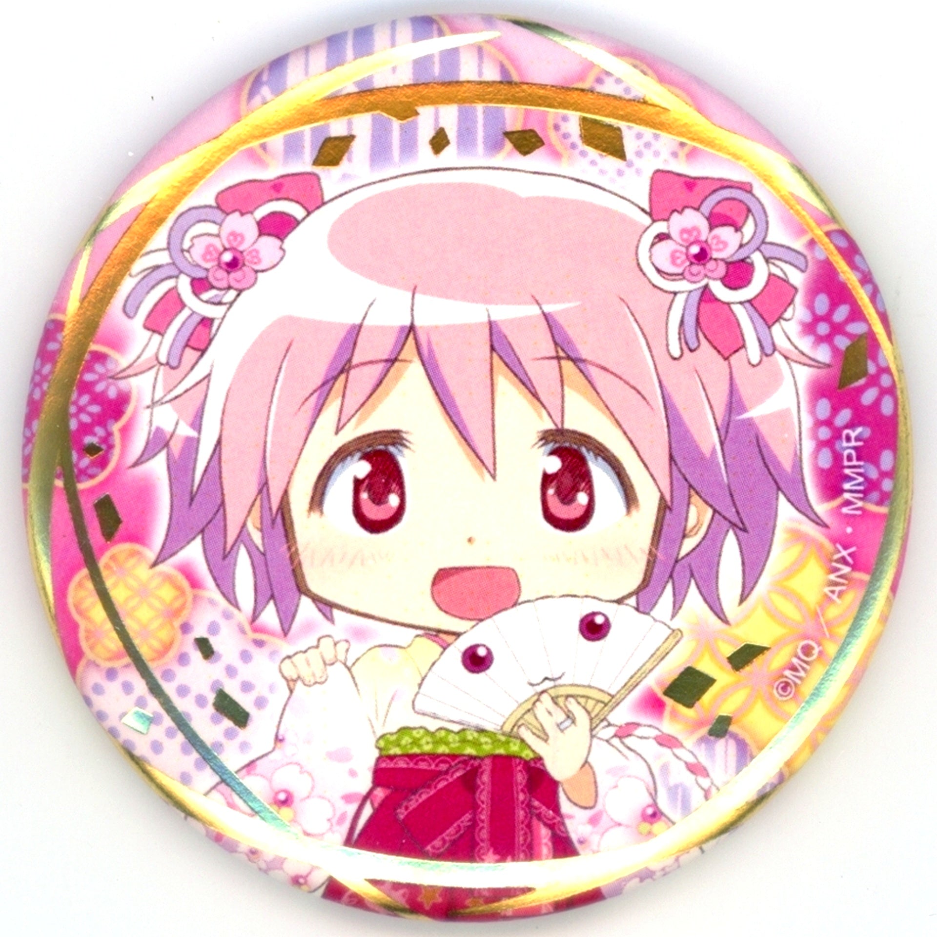 Madoka Kaname Puella Magi Madoka Magica The Movie Rebellion Foil Stamped Rare Ver. Japanese Style Button Kyoto International Manga Anime Fair 2024 KyoMAF Goods [USED]