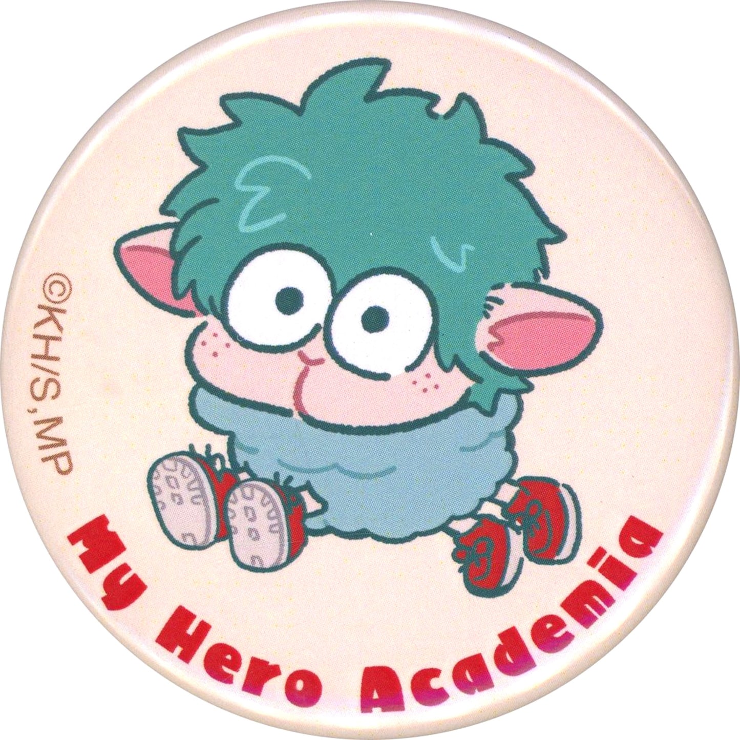 Deku Sheep Izuku Midoriya My Hero Academia Animal Series Trading Button [USED]