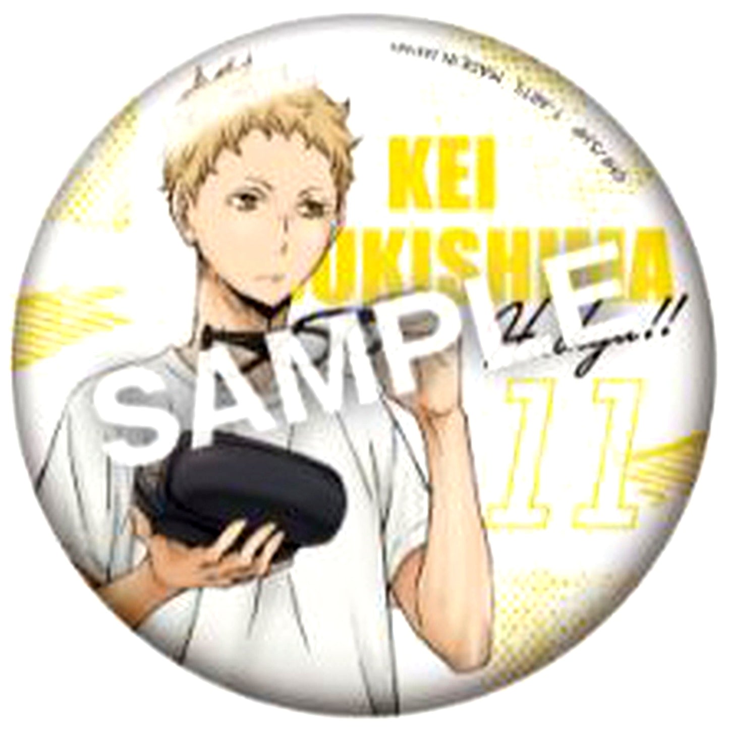 Kei Tsukishima Haikyu!! Color Palette Preparation Trading Button [USED]