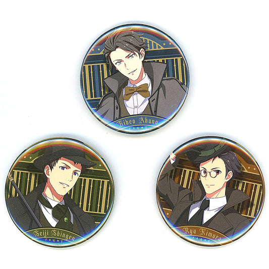 FRAME Badge Set The Idolmaster SideM -mission in the mist- FRAME x HUB [USED]