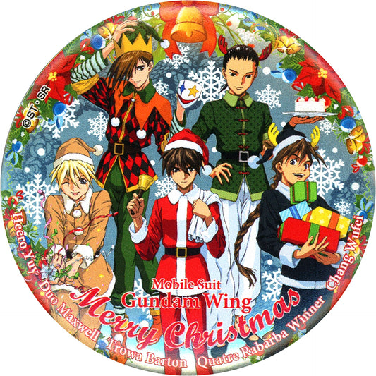 Group Magnet Badge Gundam Cafe & Gundam Square PICK-UP-G Gundam Wing Christmas Ltd Fair [USED]