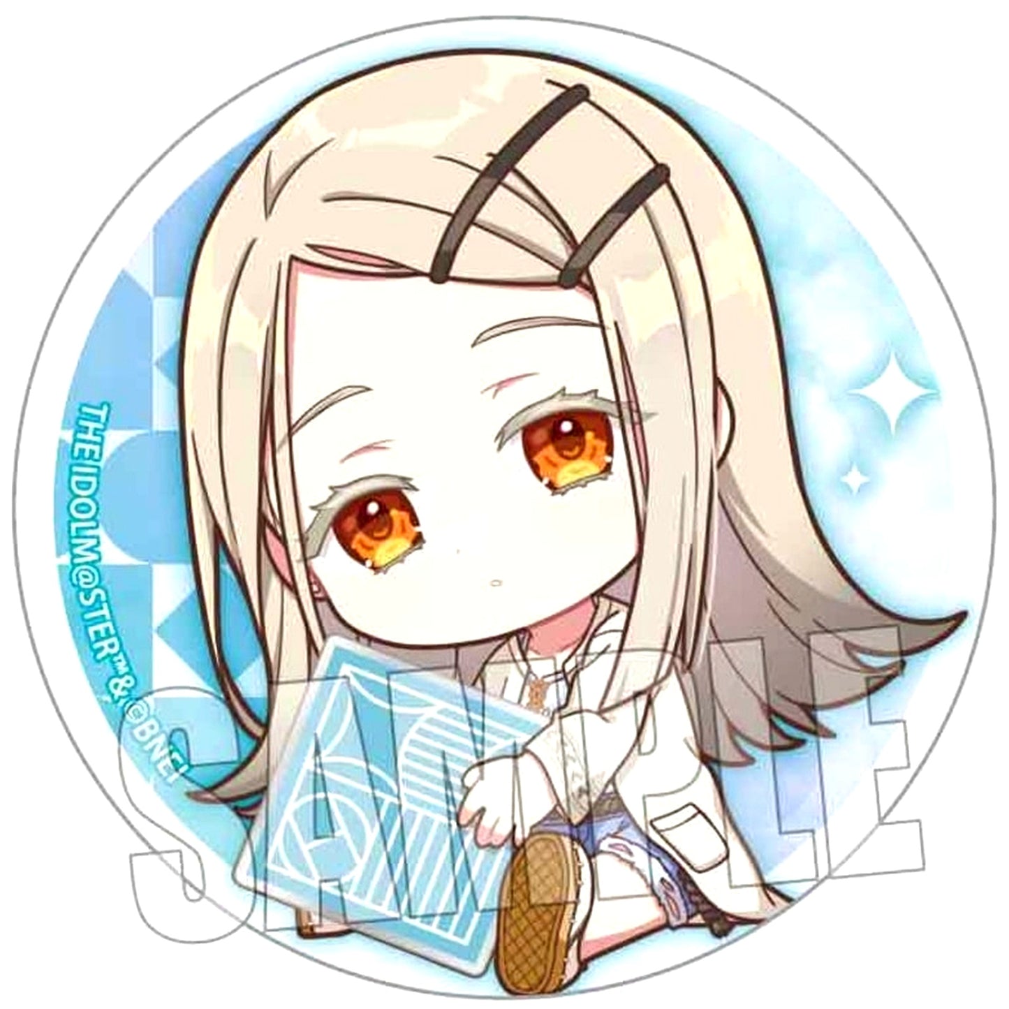 Hiro Shinosawa Gakuen Idolmaster Trading Badge Gyugyutto [USED]