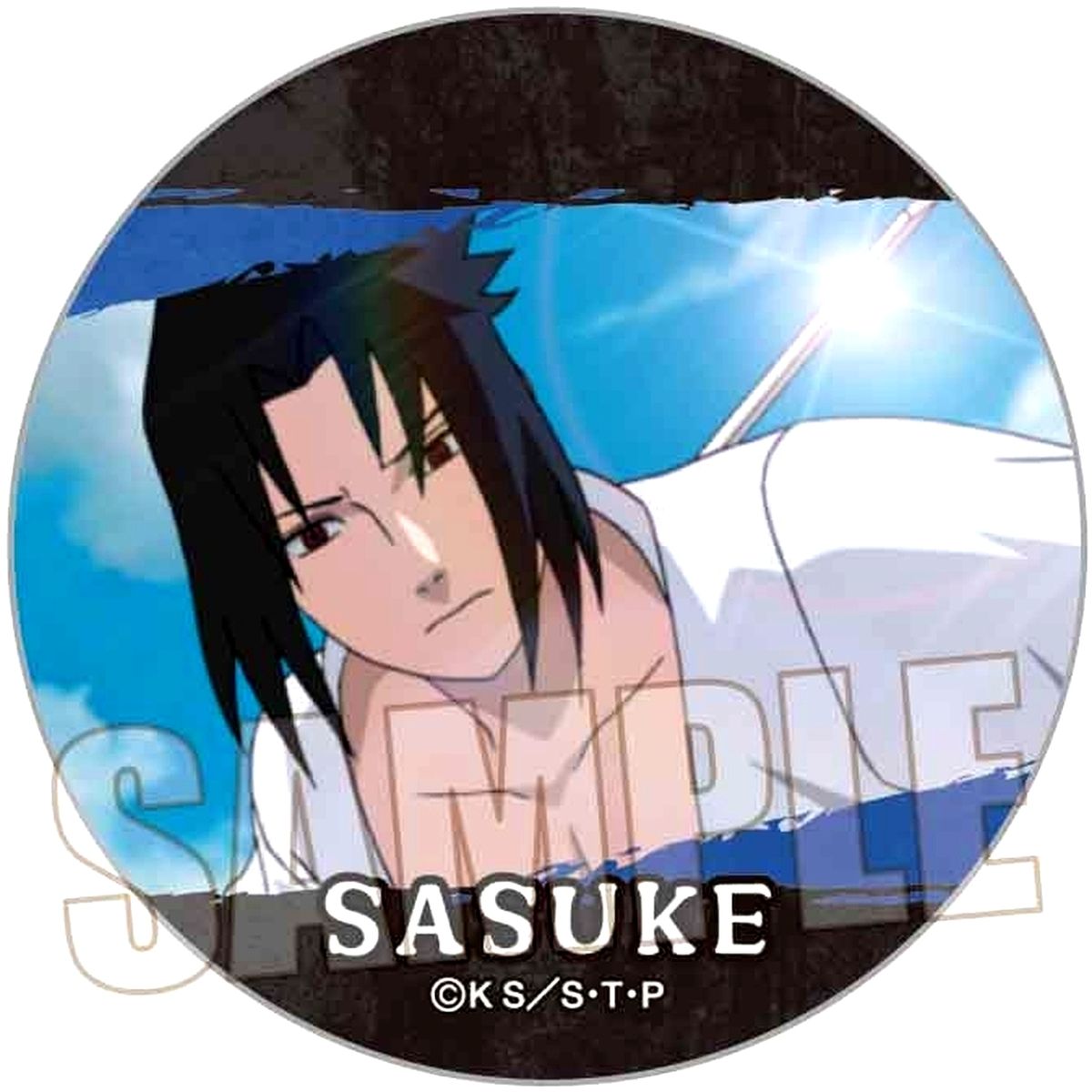 Sasuke Uchiha Naruto Shippuden Trading Memories Button [USED]